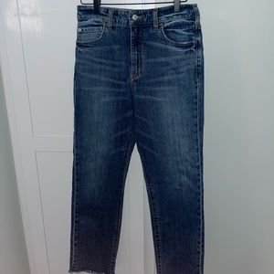 The vintage straight Pilcro jeans